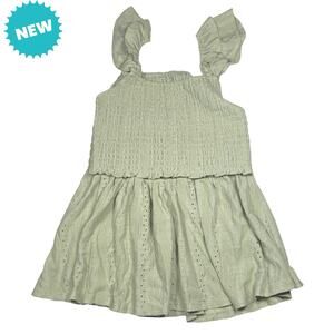 Adyson Parker Skort Tank Set Girls Size XL 16 Green Eyelet Ruffle Stretch NEW
